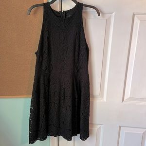 Mossimo lace a-line high-neck dress -size L